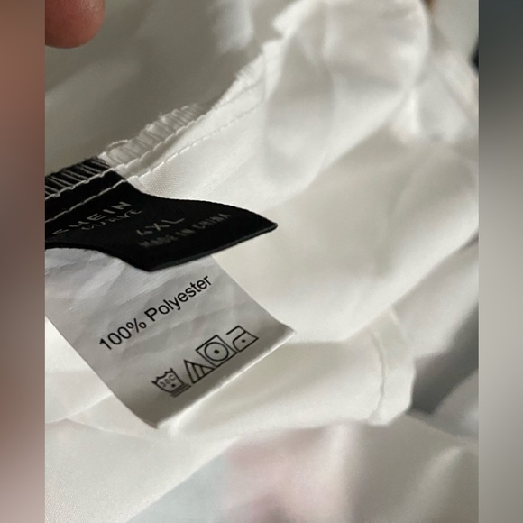 SHEIN CURVE PAISLEY & ATEC PATTERN OFF THE SHOULDER DRESS SZ 4X MULTICOLORS NWOT - Picture 6 of 7